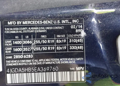 2014 Mercedes-Benz Ml 350 4Matic z USA, uszkodzony, nr VIN 4JGDA5HB5EA369760